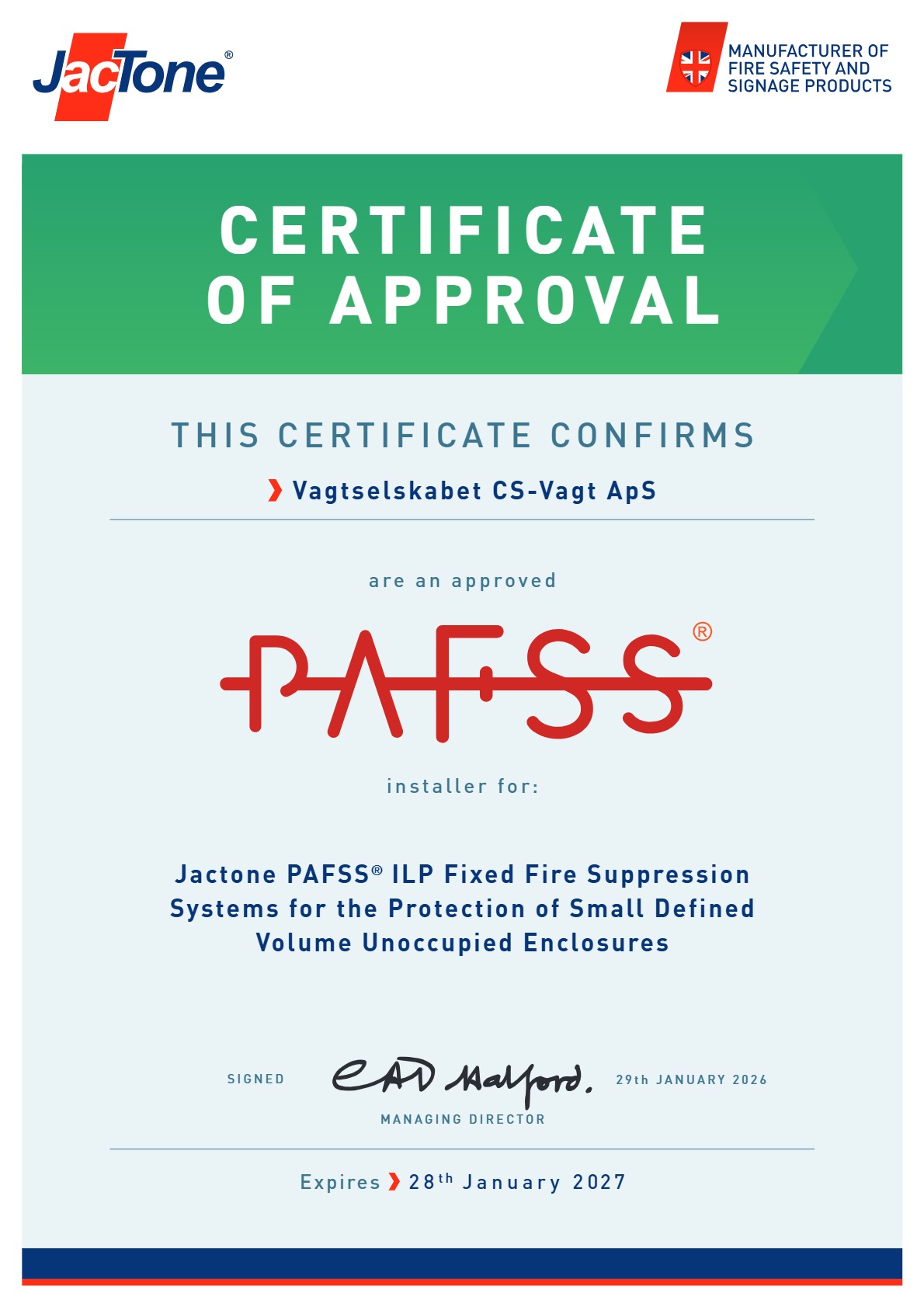 PAFSS KitchenGuard dokumentation
