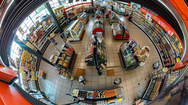 360 graders overblik i butik